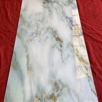 High Glossy UV Coating Waterproof PVC Marble Sheet