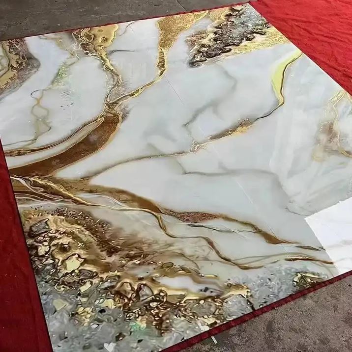 Marble Sheets PVC Uv Marble Plastic Cladding Board